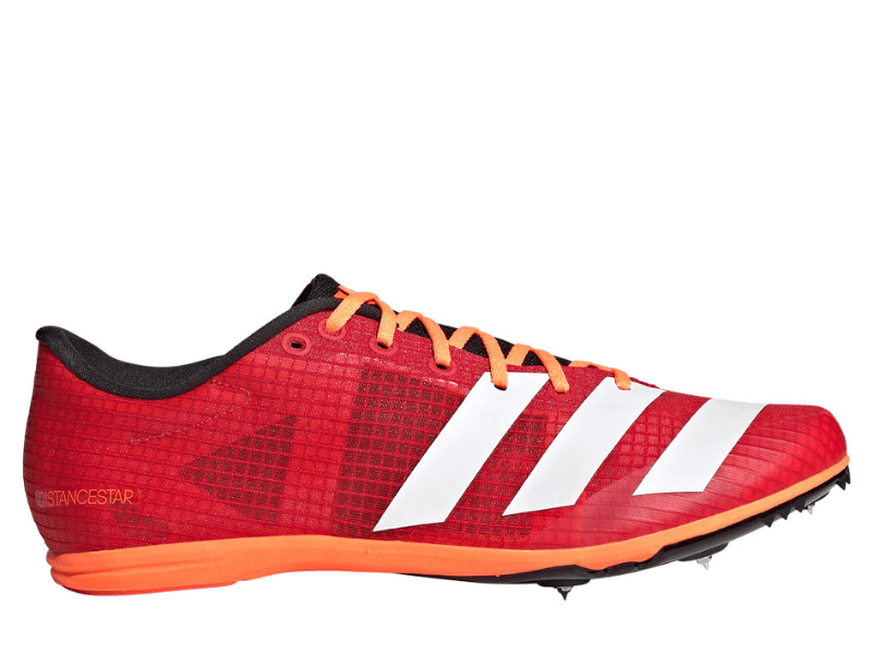 Adidas Distancestar Mens Running Spikes (Red/Black/Orange) - Gotto Sports Belfast -8c25-adidas-distancestar-mens-running-spikes-red-black-orange-uk-10