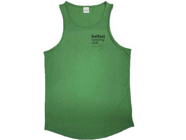Belfast Running Club Mens Vest (Green) - Gotto Sports Belfast -8c59-belfast-running-club-mens-vest-green-extra-small