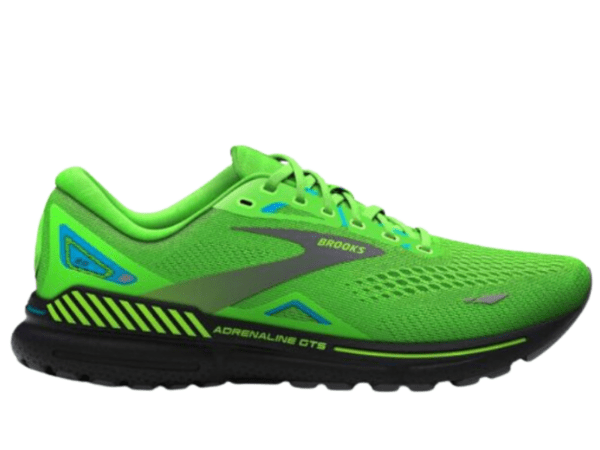 Brooks Adrenaline GTS 23 Mens Running Shoe (Gecko/Grey/Atomic Blue) - Gotto Sports Belfast -794f-brooks-adrenaline-gts-23-mens-running-shoe-gecko-grey-atomic-blue-uk-8