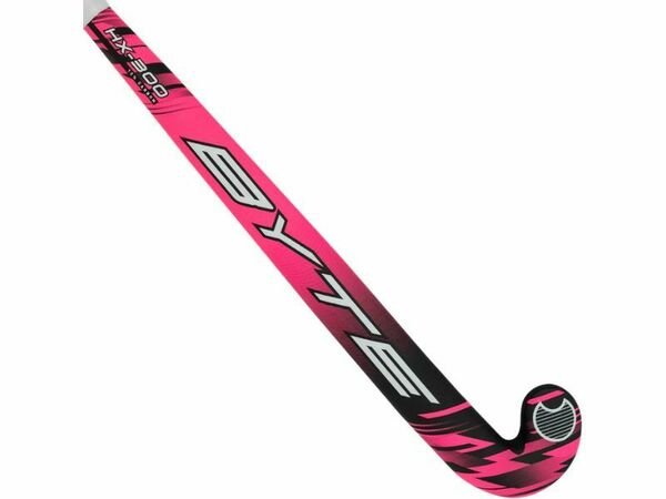 Byte HX 300 Adult Hockey Stick (2023) Pink - Gotto Sports Belfast -ee72-byte-hx-300-adult-hockey-stick-2023-pink-36-5