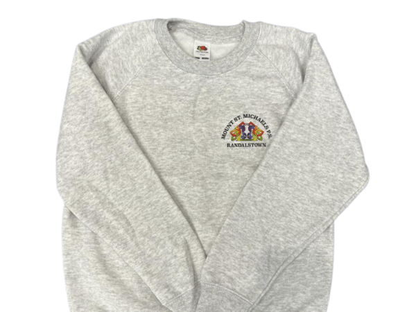 Mount St Michaels Grey Pullover (New) - Gotto Sports Belfast -5c32-mount-st-michaels-grey-pullover-new-3-4