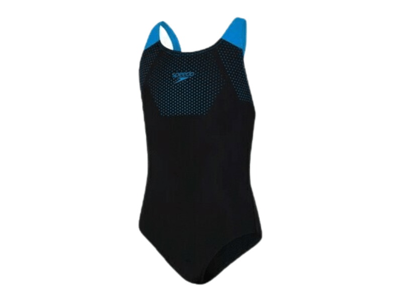 Speedo Placement Muscleback Ladies Swimsuit (Black/Blue) - Gotto Sports Belfast -speedo-placement-muscleback-ladies-swimsuit-black-blue-uk12-34