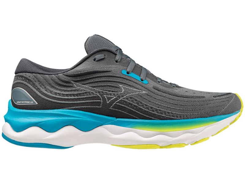Mizuno Wave Skyrise 4 Mens Running Shoe (Grey/Blue/Green) Gotto