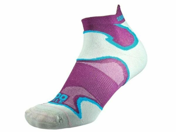 1000 Mile Ladies Fusion Double Layer Socklet (Purple/Kingfisher) - Gotto Sports Belfast -91db-1000-mile-ladies-fusion-double-layer-socklet-purple-kingfisher-small
