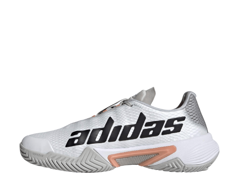Adidas Barricade Ladies Tennis Shoe (Grey Two/Core Black/Ambient Blush) - Gotto Sports Belfast -2630-adidas-barricade-ladies-tennis-shoe-grey-two-core-black-ambient-blush-uk-8