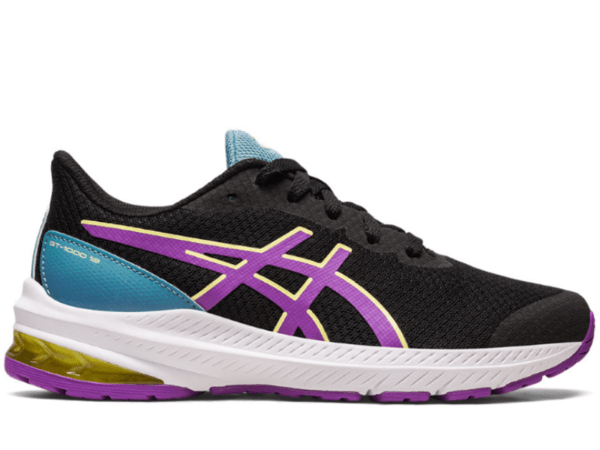 Asics Gel Gt1000 12 GS Kids Running Shoe (Black/Cyber Grape) - Gotto Sports Belfast -ff9b-asics-gel-gt1000-12-gs-kids-running-shoe-black-cyber-grape-uk-3