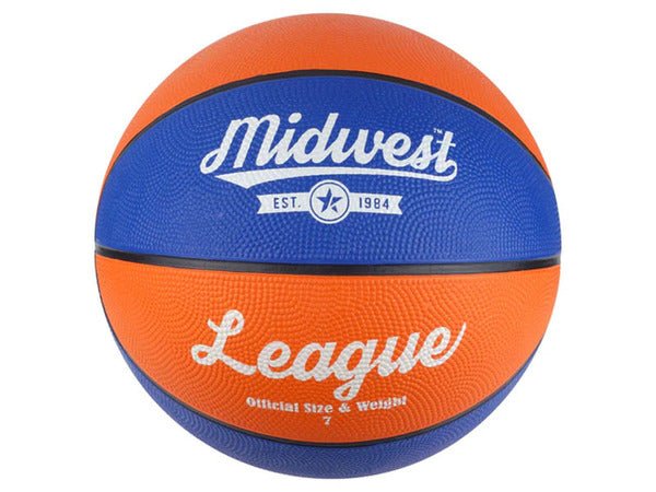 Basketball Midwest League Ball (Blue/Orange) - Gotto Sports Belfast -fb37-basketball-midwest-league-ball-blue-orange-size-3