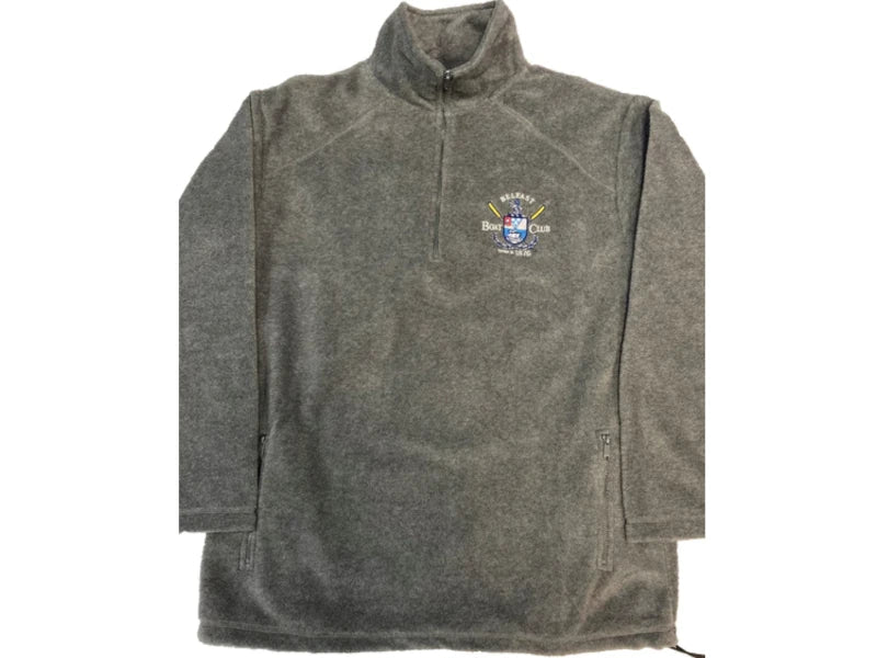 Belfast Boat Club 1/2 Zip Fleece (Grey) - Gotto Sports Belfast -ee93-belfast-boat-club-1-2-zip-fleece-grey-extra-small