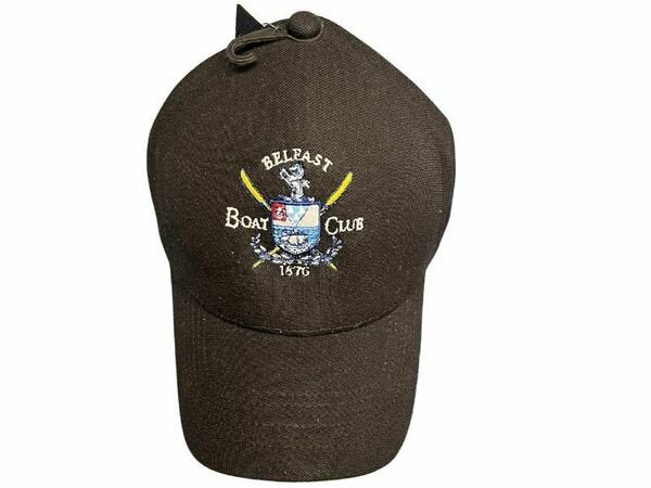 Belfast Boat Club Baseball Cap (Black) - Gotto Sports Belfast -c07b-belfast-boat-club-baseball-cap-black