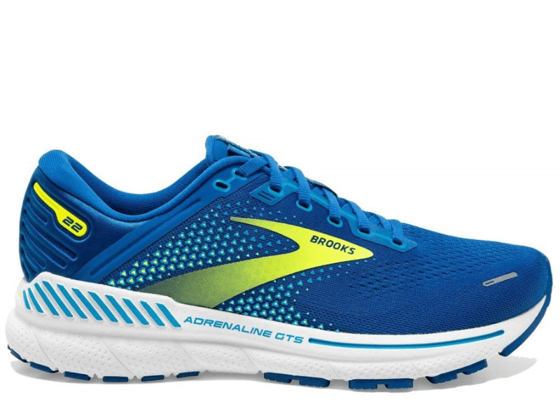 Brooks Adrenaline GTS 22 Mens Running Shoe (Blue Nightlife/White) - Gotto Sports Belfast -539d-brooks-adrenaline-gts-22-mens-running-shoe-blue-nightlife-white-uk-8