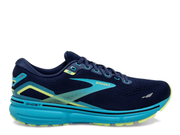 Brooks Ghost 15 Mens Running Shoe (Navy/Blue/Green) – Gotto Sports