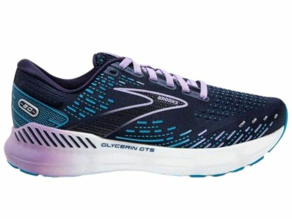 Brooks Glycerin GTS 20 Ladies Running Shoe (Peacoat/Ocean/Pastel Lilac) - Gotto Sports Belfast -1a4b-brooks-glycerin-gts-20-ladies-running-shoe-peacoat-ocean-pastel-lilac-uk-6