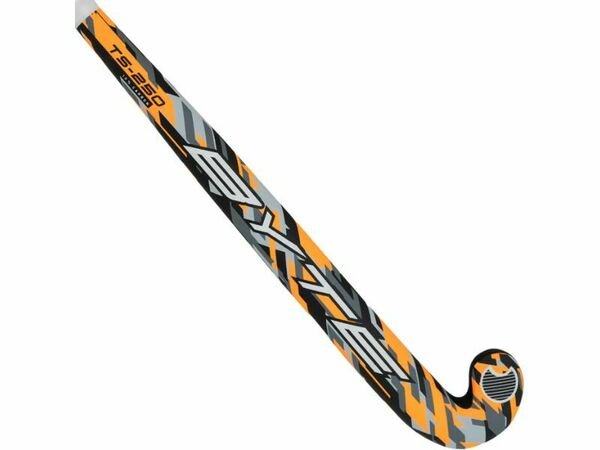 Byte TS250 Adult Hockey Stick (2023) Orange/Grey Camo - Gotto Sports Belfast -b628-byte-ts250-adult-hockey-stick-2023-orange-grey-camo-36-5