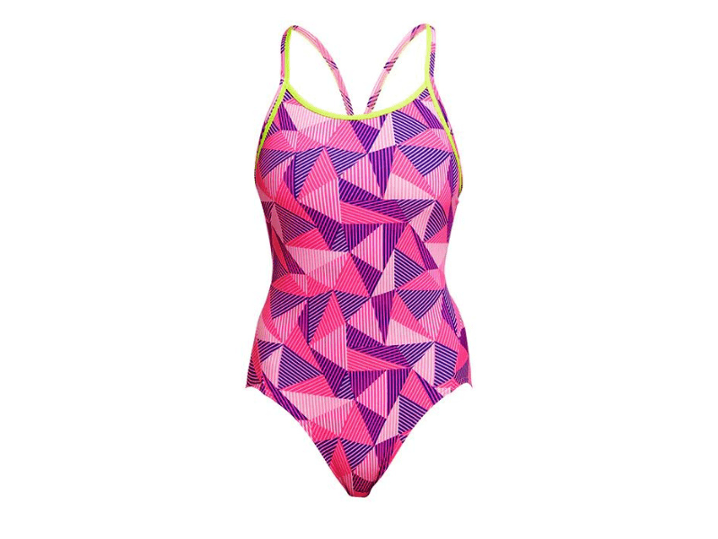 Funkita Diamond Back Girls One Piece Swimsuit Little Pinky Gotto Sports Belfast