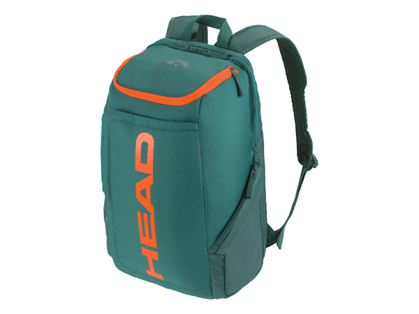 Head Pro Backpack 28L (Dark Cyan/Fluo Orange) - Gotto Sports Belfast -e263-head-pro-backpack-28l-dark-cyan-fluo-orange