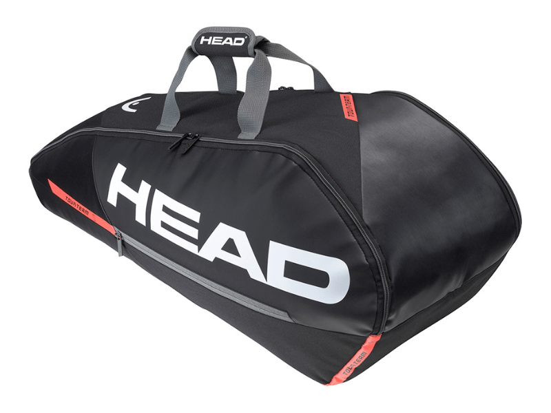 Head Tour Team (2022) 6R Racket Bag - Gotto Sports Belfast -head-tour-team-2022-6r-racket-bag-black-orange