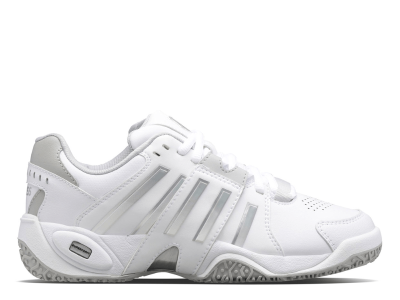 KSwiss IV Omni Ladies Tennis Shoe (White/Blue/Silver