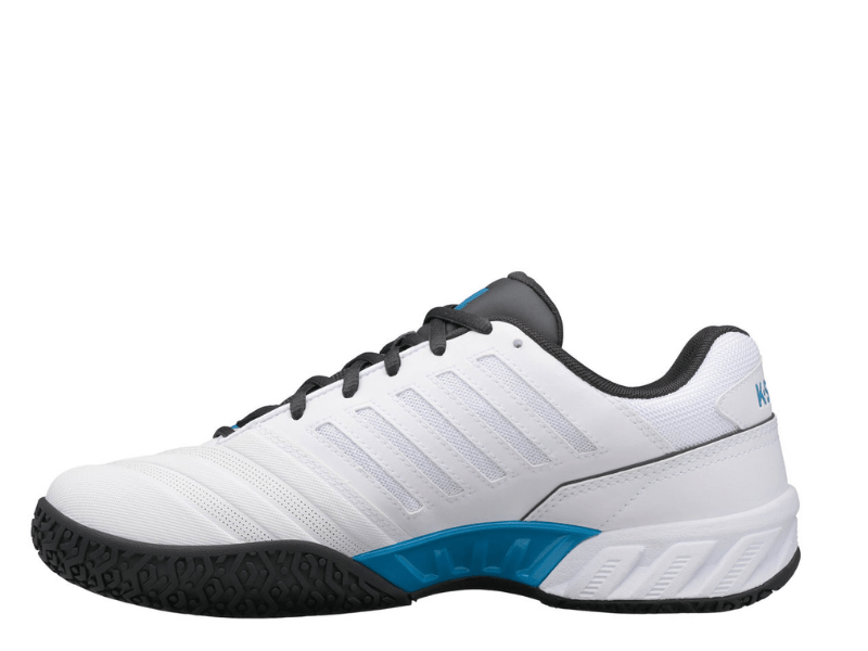 K-Swiss Bigshot Light 4 Omni Mens Tennis Shoe (White/Dark Shadow/Blue) - Gotto Sports Belfast -b01d-k-swiss-bigshot-light-4-omni-mens-tennis-shoe-white-dark-shadow-blue-uk-7