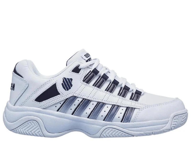 K Swiss Court Prestir Omni Mens Tennis Shoe White Navy