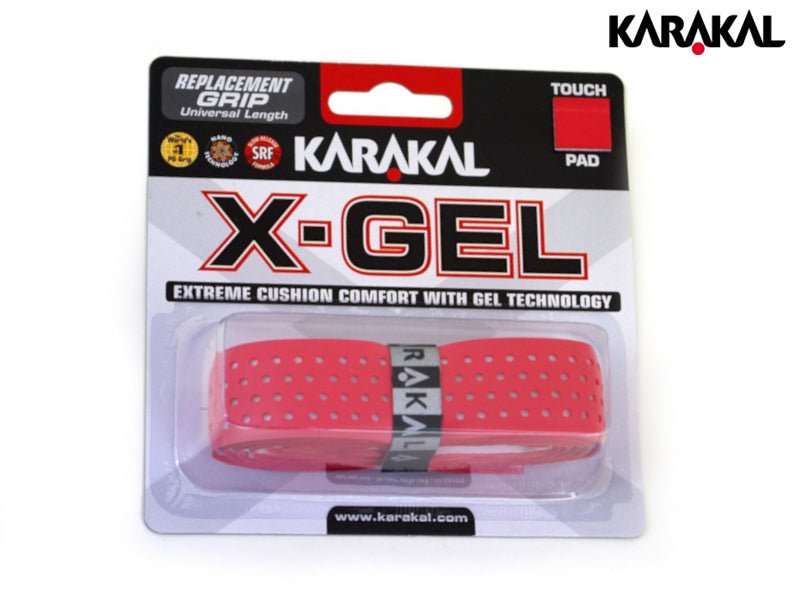 Karakal X Gel Grip - Gotto Sports Belfast -karakal-x-gel-grip-red