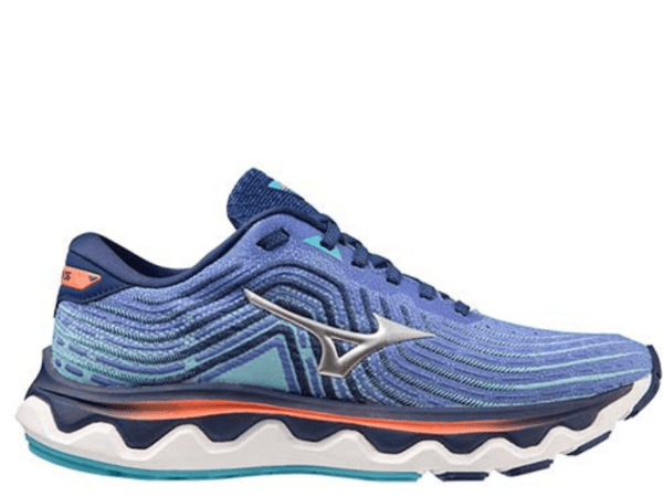 Mizuno Wave Horizon 6 Ladies Running Shoe (Dazzling Blue/Silver/Neon) - Gotto Sports Belfast -57d8-mizuno-wave-horizon-6-ladies-running-shoe-dazzling-blue-silver-neon-uk-8