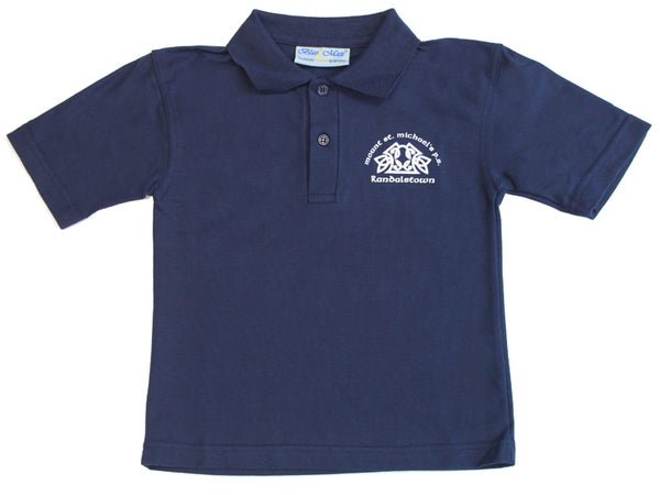 Mount St Michaels Navy Polo - Gotto Sports Belfast -dff5-mount-st-michaels-navy-polo-age-2