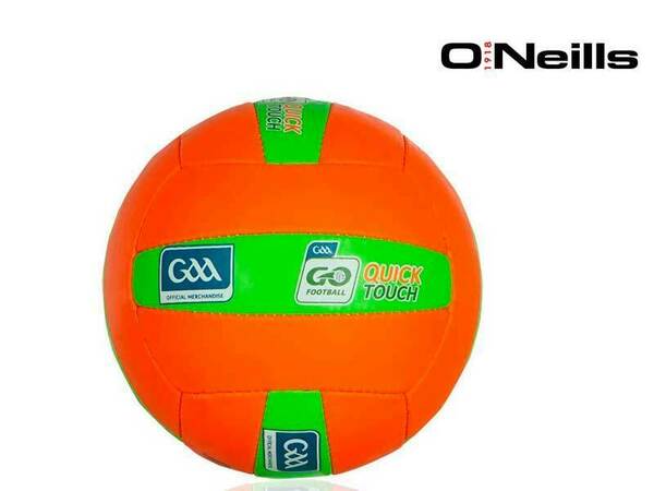 O Neills Quick Touch Football (Orange/Green) - Gotto Sports Belfast -d93c-o-neills-quick-touch-football-org-green