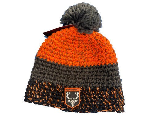 Orangegrove A.C. Bobble Hat (Black/Orange) - Gotto Sports Belfast -c83a-orangegrove-a-c-bobble-hat-black-orange