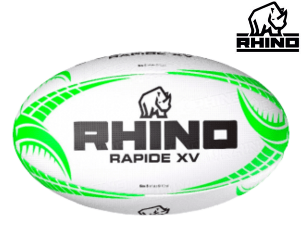 Rhino Rapide XV Rugby Ball (White/Green) - Gotto Sports Belfast -17e6-rhino-rapide-xv-rugby-ball-white-green-5