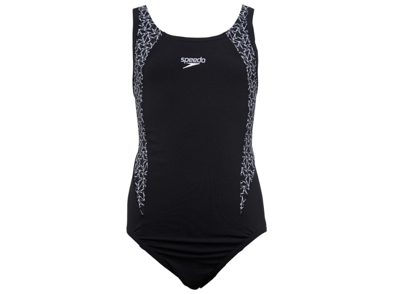 Speedo Boomstar Splice Flyback Ladies Swimsuit (Black/White) - Gotto Sports Belfast -speedo-boomstar-splice-flyback-ladies-swimsuit-black-white-uk12-34