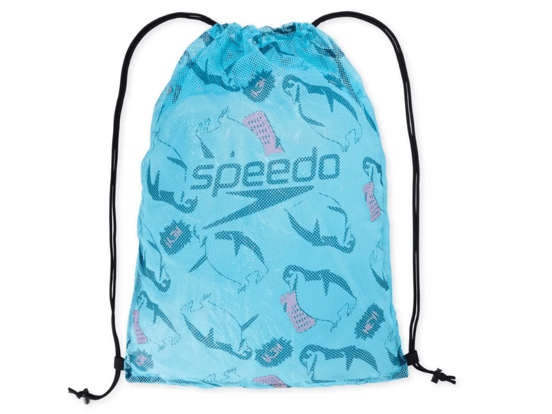 Speedo Printed Equipment Mesh Bag (Blue/Pink) - Gotto Sports Belfast -1e29-speedo-printed-equipment-mesh-bag-blue-pink