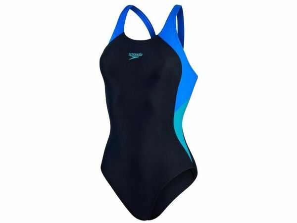 Speedo Women's Colourblock Splice Muscleback Swimsuit (Navy/Blue) - Gotto Sports Belfast -f89f-speedo-womens-colourblock-splice-muscleback-swimsuit-navy-blue-uk-10-32