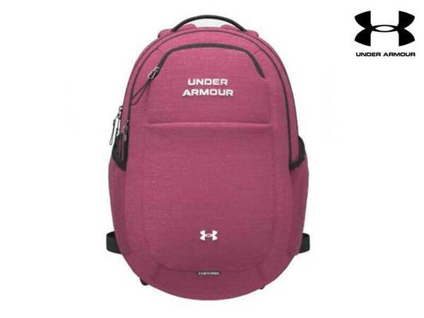 Under Armour Hustle Signature Backpack (Pink 678) - Gotto Sports Belfast -3042-ua-hustle-signature-backpack-678-pnk