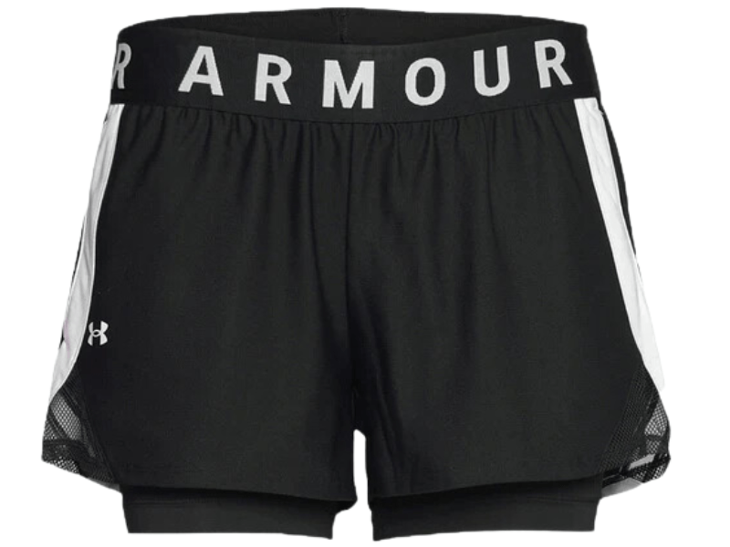 Under Armour Ladies Play Up 2 in 1 Shorts (Black 001) - Gotto Sports Belfast -6624-under-armour-play-up-2-in-1-shorts-black-001-small