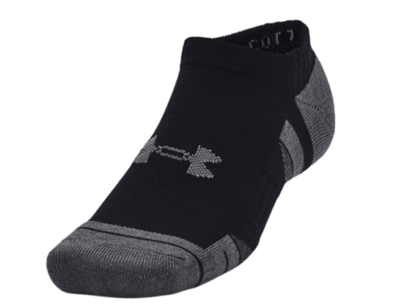 Under Armour Performance Cotton 3PK No Show (Black) - Gotto Sports Belfast -adc0-under-armour-performance-cotton-3pk-no-show-black-uk-7-5-12