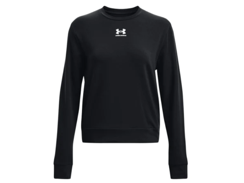 Under Armour Women's Rival Terry Crew (Black 001) - Gotto Sports Belfast -256c-under-armour-womens-rival-terry-crew-black-001-extra-small