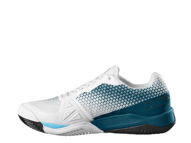 Wilson Rush Pro 4.0 Clay Mens Tennis Shoe (White/Blue) - Gotto Sports Belfast -803e-wilson-rush-pro-4-0-clay-mens-tennis-shoe-white-blue-uk-8